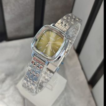 ساعت مچی زنانه مدل نایدو شیشه تراش بند استیل