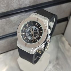 ساعت هابلوت زنانه بند puبا قفل کلیپسی