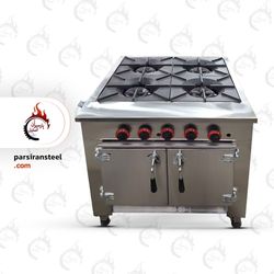اجاق گاز 4 شعله صنعتی