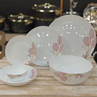 سرویس آرکوپال 26 پارچه لاله صورتی پارما