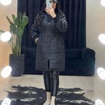 کاپشن بلند زنانه مدل نیکا ، شیک مناسب زمستان