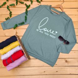 بلوزآستین دار چاپ لاو