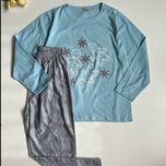 ست راحتی بلوز و شلوار کریسمسی