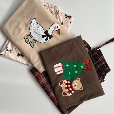 ست راحتی بلوز آستین سه ربع و شلوار فانتزی2