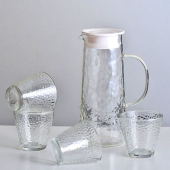 پارچ و لیوان دسته گرد