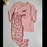 ست راحتی بلوز آستین سه ربع و شلوار فانتزی