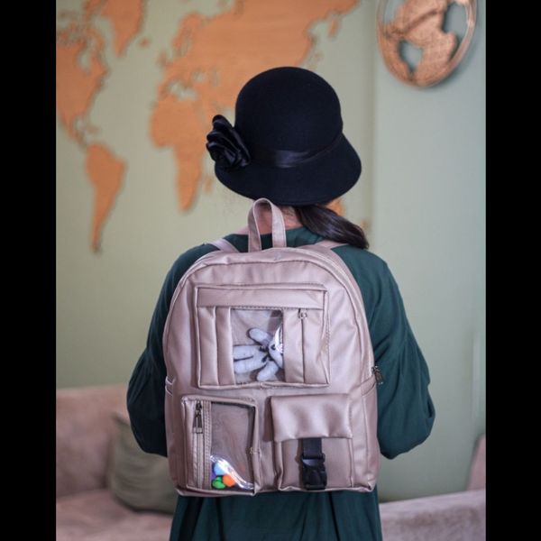 کوله پشتی فانتزی دخترانه در رنگهای پاستیلی کد 1570