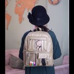 کوله پشتی فانتزی دخترانه در رنگهای پاستیلی کد 1570