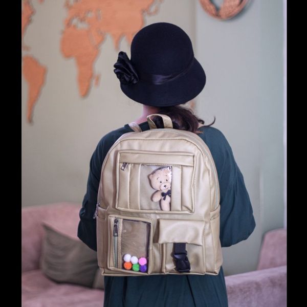 کوله پشتی فانتزی دخترانه در رنگهای پاستیلی کد 1570