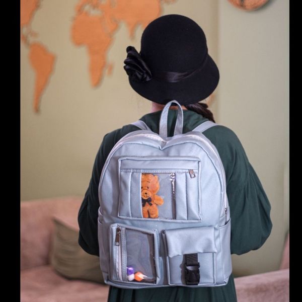 کوله پشتی فانتزی دخترانه در رنگهای پاستیلی کد 1570