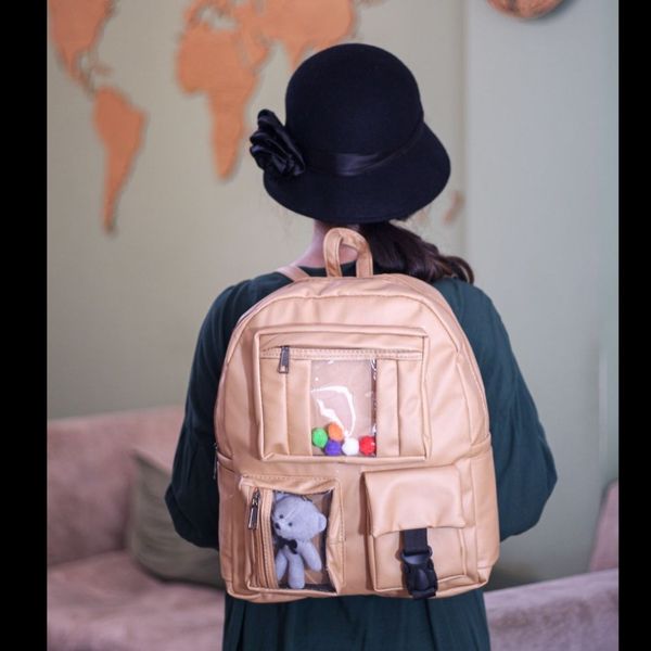 کوله پشتی فانتزی دخترانه در رنگهای پاستیلی کد 1570