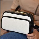 کیف دوشی زنانه کنف نخ پنبه کد 1683