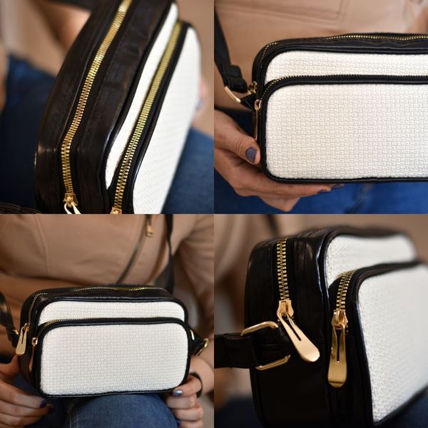 کیف دوشی زنانه کنف نخ پنبه کد 1683