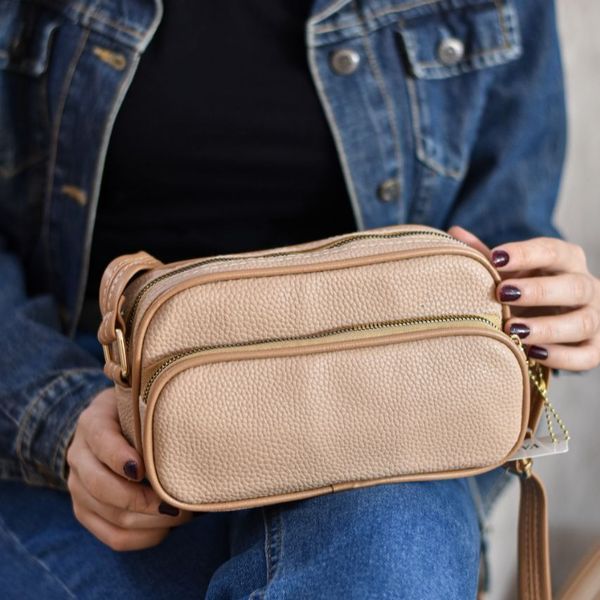 کیف دوشی زنانه جنس چرم شرانگ کد 1683