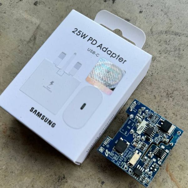 شارژر دیواری 25 وات سامسونگ مدل EP-TA800NBEGGB