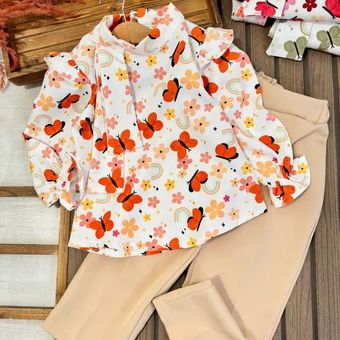 شومیز شلوار پروانه