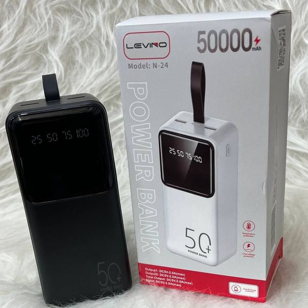 پاوربانک اورجینال 50000 میلی امپر LEVINO N24