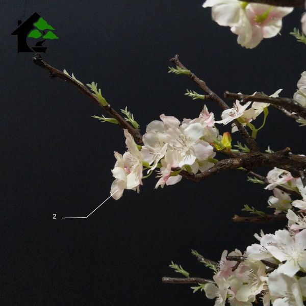 درختچه نیمه مصنوعی شکوفه سیب طرح بونسای 4-1