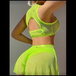 ست زنبوری دامنی کد:3224