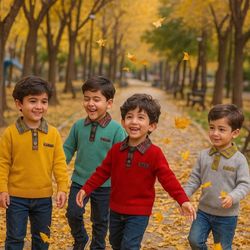 بلوز بافت گپ پسرانه یقه دار