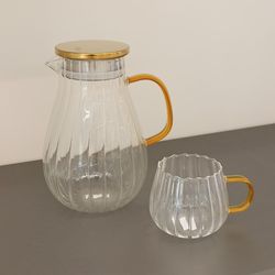 پارچ و لیوان پیرکس جدید