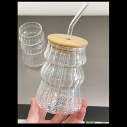 لیوان اسموتی مدل کاج