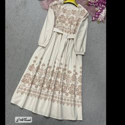 پیراهن ساحلی گل افشان