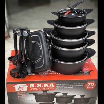 سرویس قابلمه چدن 20 پارچه R.S.KA