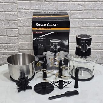 خرد کن تایمر دار مشکی 3.8 سیلور کرست