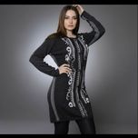 پولیور و مانتو تونیک بافت زنانه طرح‌دار برند نوژا  ترک