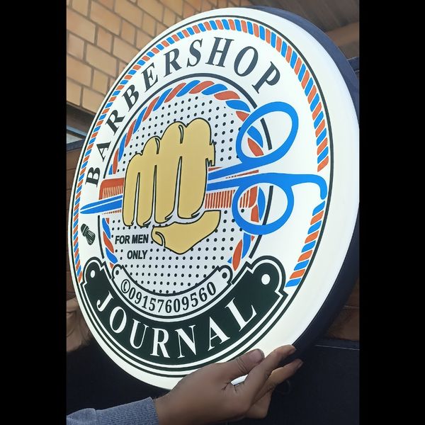 تابلو لایت باکس یکطرفه قطر 60