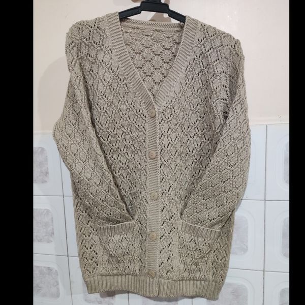 ژاکت زنانه شیک طرح لوزی