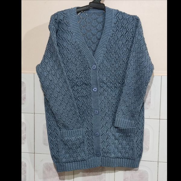 ژاکت زنانه شیک طرح لوزی