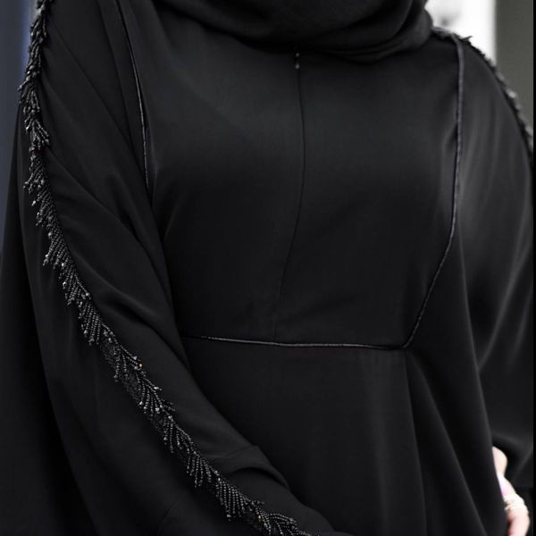 مانتو عبایی طهورا مشکی