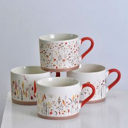 ماگ دسته قرمز