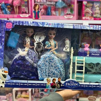 👸 عروسک فروزن با ست تخت