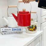 کتری لعابی دسته بالا وارداتی
