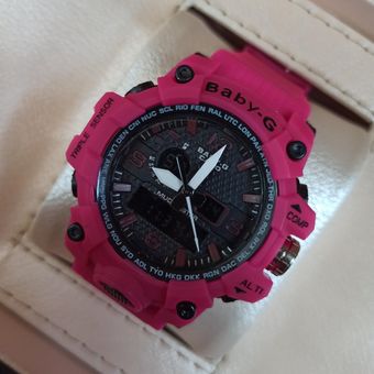 ساعت اسپرت بی بی جیشاک رنگ سرخابی