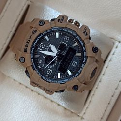 ساعت اسپرت بی بی جیشاک رنگ قهوه ای روشن