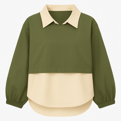 پیراهن یقه برگردان بوخی مدلBR8002700