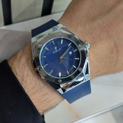 ساعت مچی هابلوت با قاب استیل کهکشانی مدل HB200190