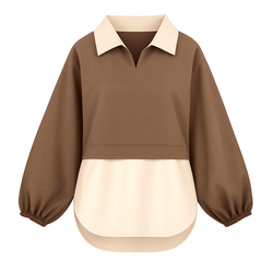 پیراهن یقه برگردان بوخی مدلBR8002960