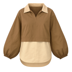 پیراهن یقه برگردان بوخی مدلBR8002910