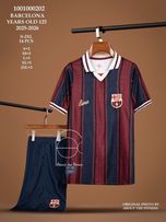 کیت 125 سالگی بارسلونا 2025 تیشرت با شورت