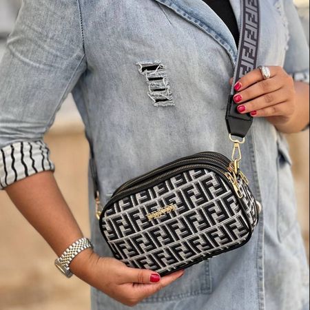 کیف پاسپورتی زنانه کیف دوشی بند پهن دخترانه کد #606