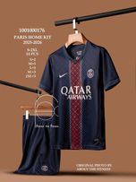 کیت اول پاریسن ژرمن 2025/26 تیشرت با شورت