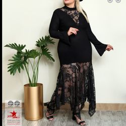 پیراهن کیپور دار