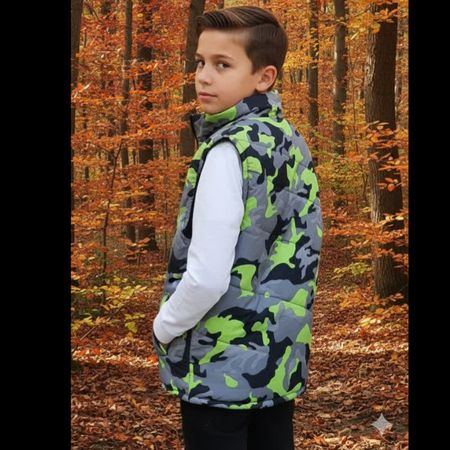 پافر شیک پسرانه چریکی