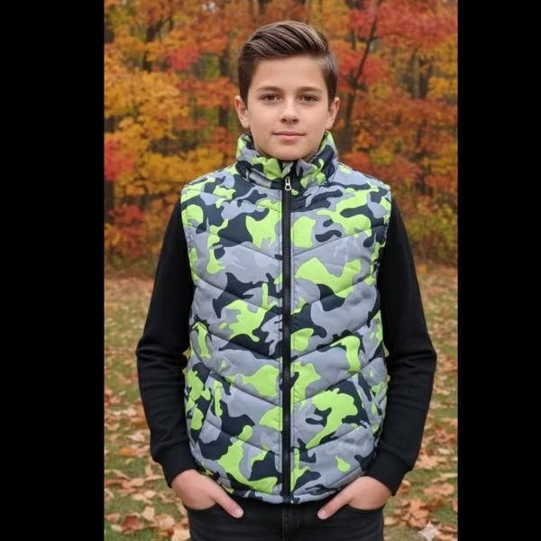 پافر شیک پسرانه چریکی