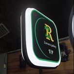 تابلو لایت باکس مربع دو طرفه